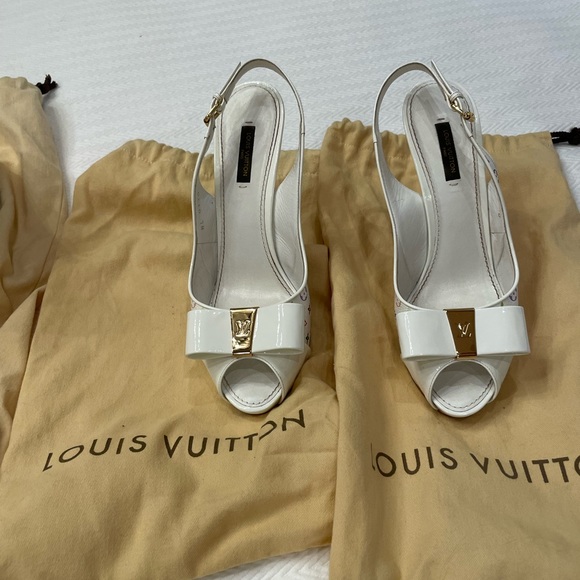 Authentic multicolored Louis Vuitton heels. Size 39 (US 9). - Picture 5 of 10
